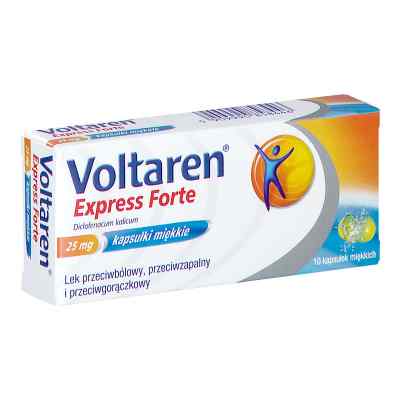 Voltaren Express Forte kapsułka 10  od R.P. SCHERER GMBH & CO. KG PZN 08302052