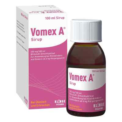 Vomex A syrop 100 ml od Klinge Pharma GmbH PZN 01566896