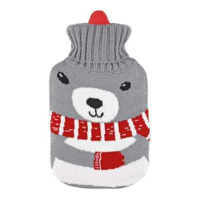 Wärmflasche Baby 1 l mit Rollkragenpullover Bezug