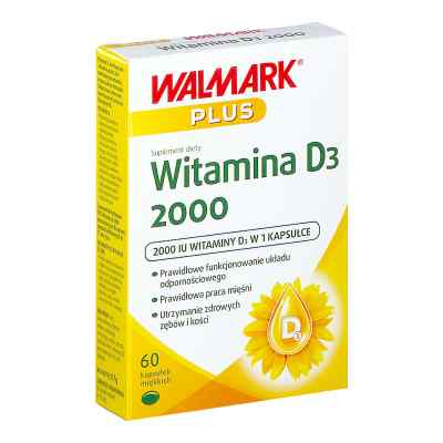 Walmark Plus Witamina D3 2000 kapsułki 60  od MASTER PHARM S.A. PZN 08303726