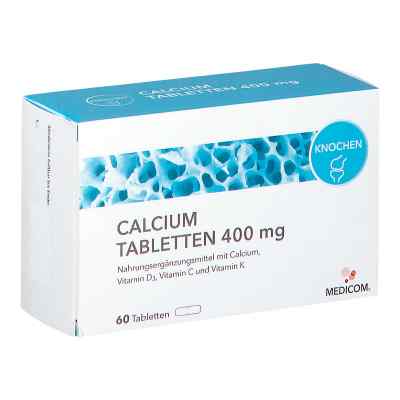 Wapń tabletki 400 mg 60 szt. od Medicom Pharma GmbH PZN 16617820