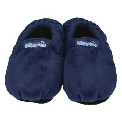Warmies Slippies Schuhe Classic Größe 4 1-45 dunkelbl.