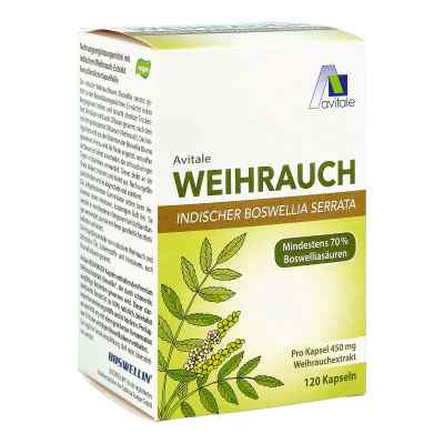 Weihrauch 450 mg Boswellia Serrata Kapseln 120 szt. od Avitale GmbH PZN 16855672