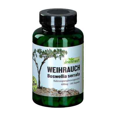 Weihrauch Extrakt Boswellia serrata 65% 400mg Kapseln  140 szt. od dreikraut e.K. PZN 14059089