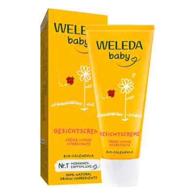 Weleda Calendula krem do twarzy dla niemowląt z nagietkiem lekar