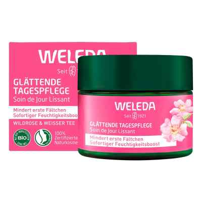 Weleda, wygładzający krem na dzień z dziką różą i białą herbatą