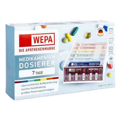 Wepa 7 Tage Wochenmagazin Uv-schutz+ Regenbogen 1 szt. od WEPA Apothekenbedarf GmbH & Co KG PZN 18877956