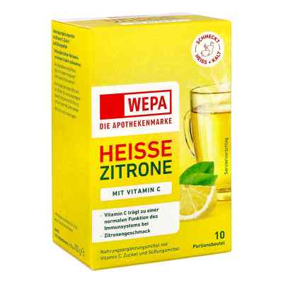 Wepa Heiße Zitrone+vitamin C Pulver 10X10 g od WEPA Apothekenbedarf GmbH & Co K PZN 18336953