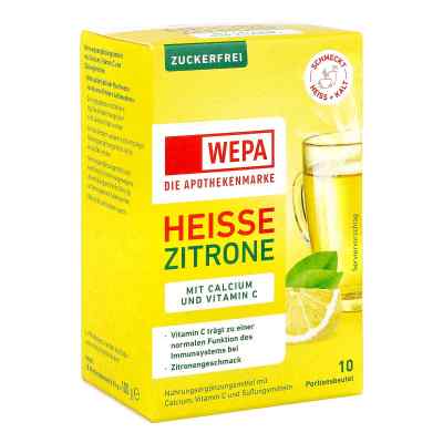 Wepa Heiße Zitrone+vit.c+calcium Zuckerfrei Pulver 10X10 g od WEPA Apothekenbedarf GmbH & Co K PZN 18336976