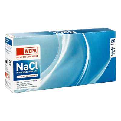 Wepa Inhalationslösung Nacl 0,9% 20X5 ml od WEPA Apothekenbedarf GmbH & Co KG PZN 16582731
