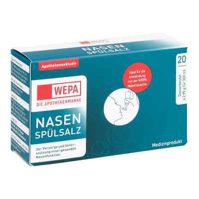 Wepa Nasenspülsalz 20X2.95 g od WEPA Apothekenbedarf GmbH & Co K PZN 14256269