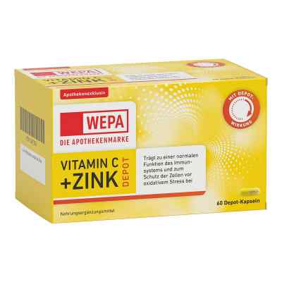 Wepa Vitamin C+zink Kapseln 60 szt. od WEPA Apothekenbedarf GmbH & Co K PZN 17935077