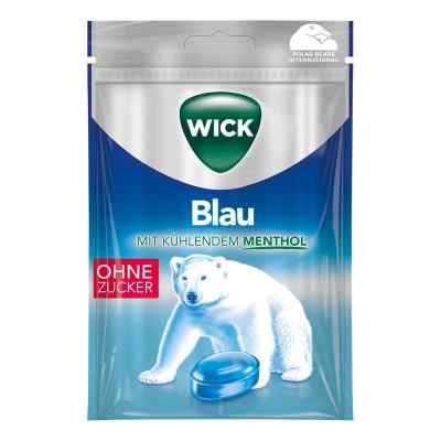 Wick Blau cukierki mentolowe bez cukru 72 g od Dallmann's Pharma Candy GmbH PZN 12595323