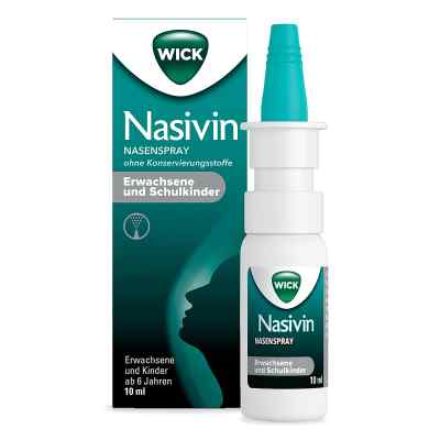 Wick Nasivin spray do nosa bez konserwantów — dorośli/dzieci w w 10 ml od WICK Pharma - Zweigniederlassung der Procter & Gam PZN 19524036