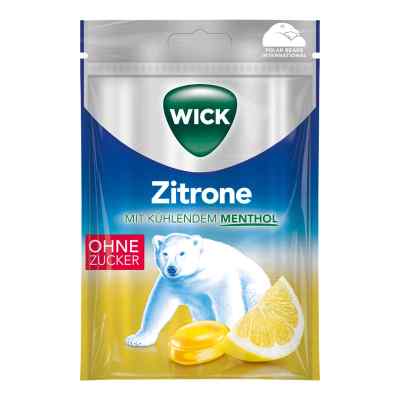 Wick Zitrone & nat.Menthol cukierki na kaszel 72 g od Dallmann's Pharma Candy GmbH PZN 12595375