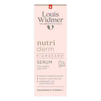 Widmer Nutriderm Pigmacare Serum Unparfümiert 30 ml od LOUIS WIDMER GmbH PZN 19337713