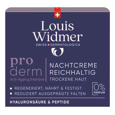 Widmer Proderm Nachtcreme Reichhaltig Unparfümiert 50 ml od LOUIS WIDMER GmbH PZN 18442158