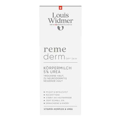 Widmer Remederm Dry Skin Körpermilch 5% Urea Unpar 200 ml od LOUIS WIDMER GmbH PZN 19400038