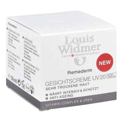 Widmer Remederm Gesichtscreme Uv 20 unparfümiert 50 ml od LOUIS WIDMER GmbH PZN 13348414