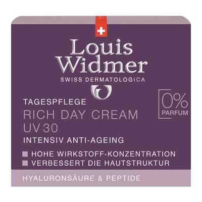 Widmer Rich Day Cream Uv 30 nieperfumowany 50 ml od LOUIS WIDMER GmbH PZN 16152203