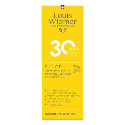 Widmer Sun Gel 30 O.p. 100 ml od LOUIS WIDMER GmbH PZN 19396213