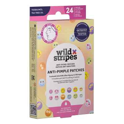 Wild Stripes Plastry na pryszcze Smile Stop 24 szt. od New Flag GmbH PZN 19723445