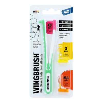 Wingbrush Zestaw startowy z szczoteczką międzyzębową 3 szczotecz