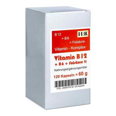 Witamina B12 + B6 + kwas foliowy N kapsułki  120 szt. od FBK-Pharma GmbH PZN 00093705