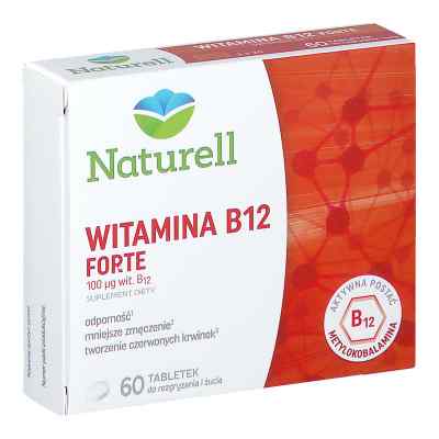 Witamina B12 Forte Naturell tabletki 60 od NATURELL AB PZN 08301576