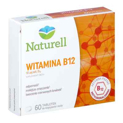 Witamina B12 tabletki do ssania 60  od NATURELL AB PZN 08302188