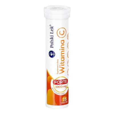 Witamina C Forte 1000mg 15 tabletki musujące 15  od POLSKI LEK  PZN 08301149