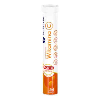 Witamina C Forte 1000mg 24 tabletki musujące 24  od POLSKI LEK  PZN 08304060