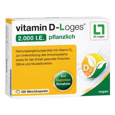 Witamina D - Loges 2.000 I.e. pflanzlich  120 szt. od Dr. Loges + Co. GmbH PZN 17525899