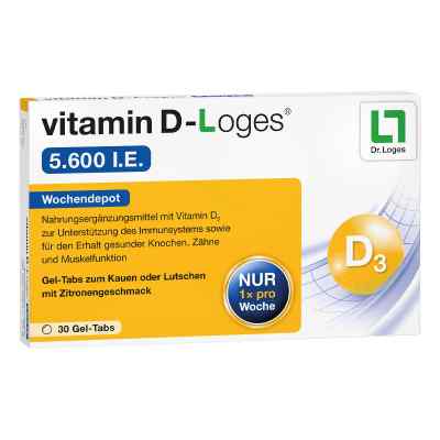 Witamina D - Loges 5.600 I.e. tabletki do żucia 30 szt. od Dr. Loges + Co. GmbH PZN 10073678