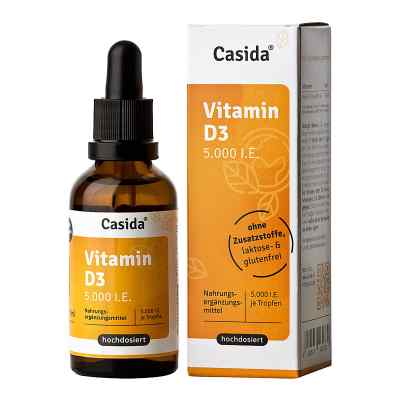 Witamina D3 5000 I.e. krople 50 ml od Casida GmbH PZN 16672032