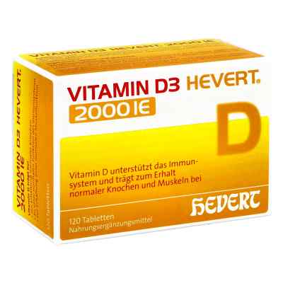 Witamina D3 Hevert 2.000 I.e. tabletki 120 szt. od Hevert-Arzneimittel GmbH & Co. K PZN 11295441