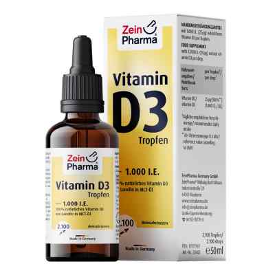 Witamina D3 krople 1.000 I.e.  50 ml od ZeinPharma Germany GmbH PZN 13971969