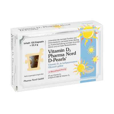 Witamina D3 PharmaNord kapsułki 120 szt. od Pharma Nord Vertriebs GmbH PZN 06558789