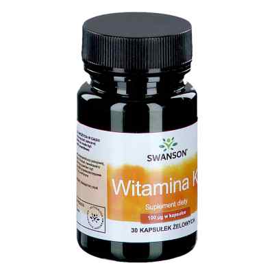 Witamina K2 Swanson 100 mcg kapsułki 30  od SWANSON HEALTH PRODUCTS PZN 08306105