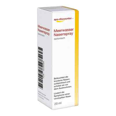 Woda morska izotoniczny spray do nosa 20 ml od GIB Pharma GmbH PZN 16330308