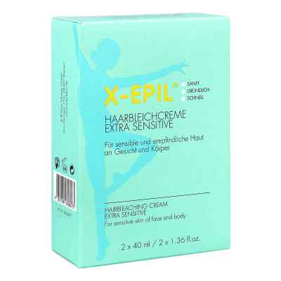 X-epil Haarbleichcreme 2X40 ml od B Brilliant Lifestyle GmbH PZN 01528507