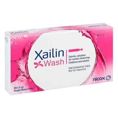 Xailin Wash Augenspüllösung in Einzeldosen 20X5 ml od VISUfarma B.V. PZN 10749331