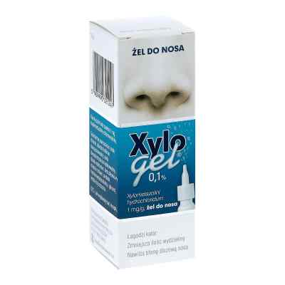 Xylogel żel do nosa 0,1%  10 g od WARSZAWSKIE ZAKŁ.FARM. POLFA S.A PZN 08300050