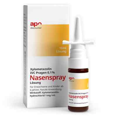 Xylometazolin Ivc Pragen 0,1% spray 10 ml od IVC Pragen GmbH PZN 19225546