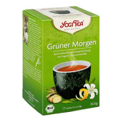 Yogi herbata Zielony poranek saszetki 17X1.8 g od YOGI TEA GmbH PZN 09688133