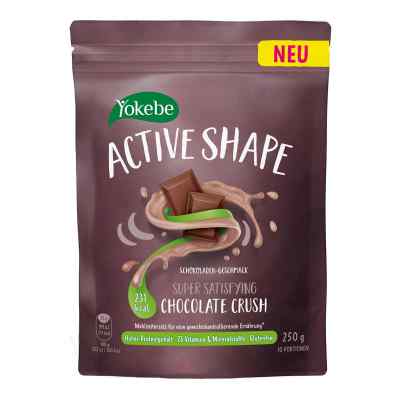Yokebe Active Shape Chocolate Crush proszek 250 g od Naturwohl Pharma GmbH PZN 17574768