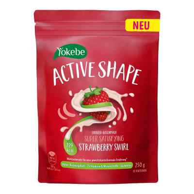 Yokebe Active Shape Strawberry Swirl Pulver 250 g od Naturwohl Pharma GmbH PZN 17574774