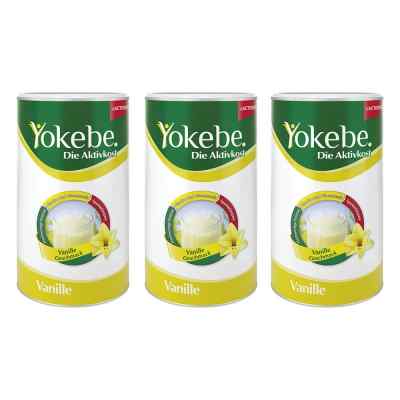 Yokebe bez laktozy koktajl na odchudzanie o smaku waniliowym zes 3x500 g od Naturwohl Pharma GmbH PZN 08130257