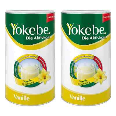 Yokebe bez laktozy koktajl na odchudzanie wanilia dwupak 2x500 g od  PZN 08130256