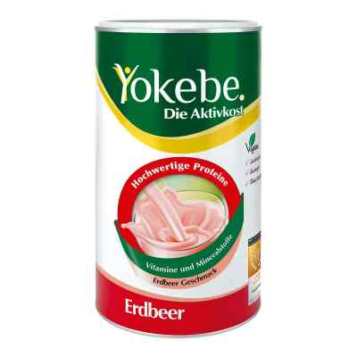 Yokebe Erdbeer Nf2 koktajl bez laktozy truskawkowy 500 g od Naturwohl Pharma GmbH PZN 16881416